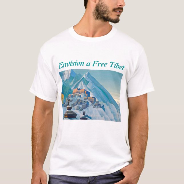 Das Shirt freier Tibet-Männer (Vorderseite)