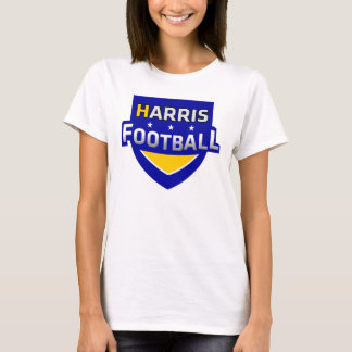 Das Shirt Harris-Fußball-der Standardlogo-Frauen