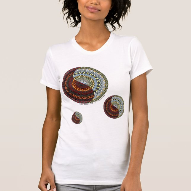 Das Shirt "Himmel und Hölle" (Vorderseite)