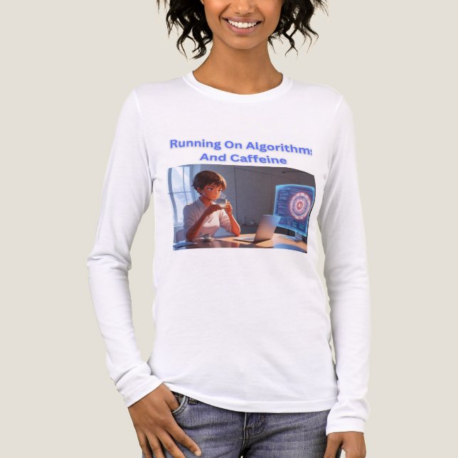 Das Shirt ist ein langweiliger Frauenschlaf. (Vorderseite)