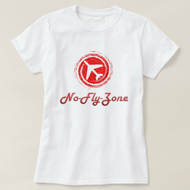 Das Shirt keiner Fliege Zonen-Frauen (Design vorne)