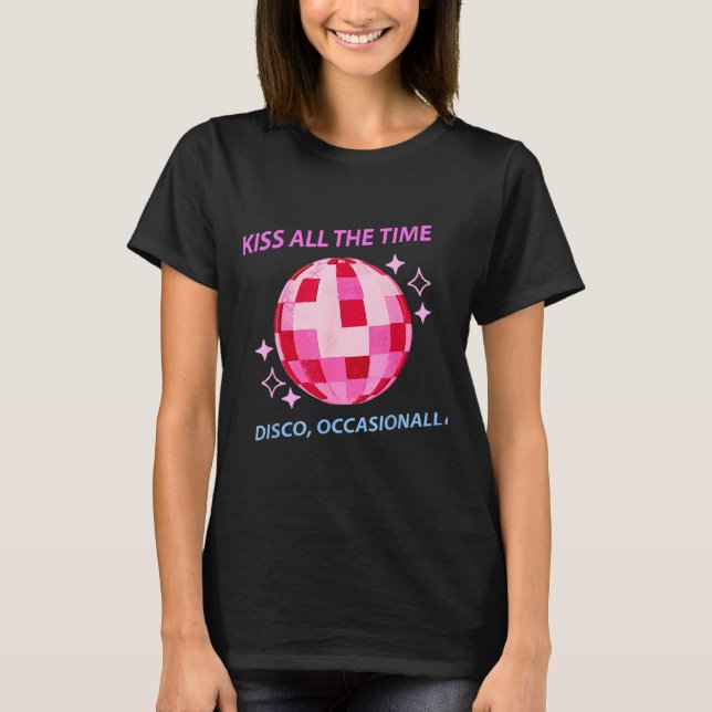 Das Shirt Kuss All Time Disco Gelegentlich (Vorderseite)