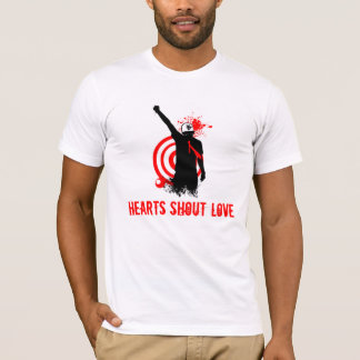 Das Shirt-Logo der Herz-Ruf-Liebe-Männer T-Shirt