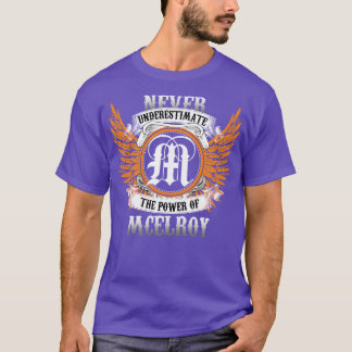 Das Shirt "Mcelroy Name" unterschätzt niemals den