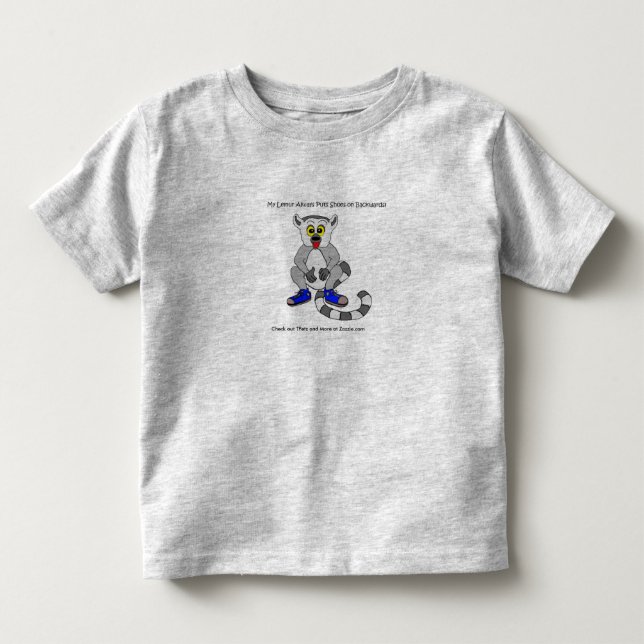 Das Shirt meines Lemur-Anzeigen-Kleinkindes (Vorderseite)