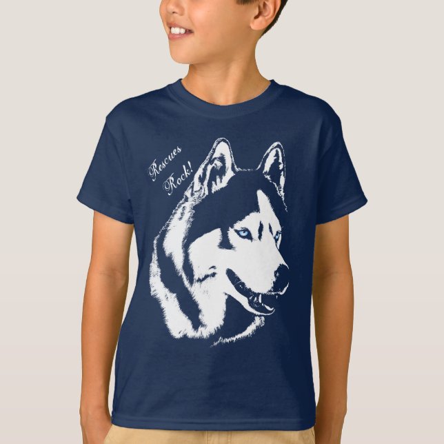 Das Shirt-Rettungs-Hundekindes des Kindes die T-Shirt (Vorderseite)