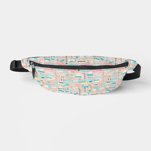 Das Shore NJ Beach Themed Bauchtasche (Vorderseite)