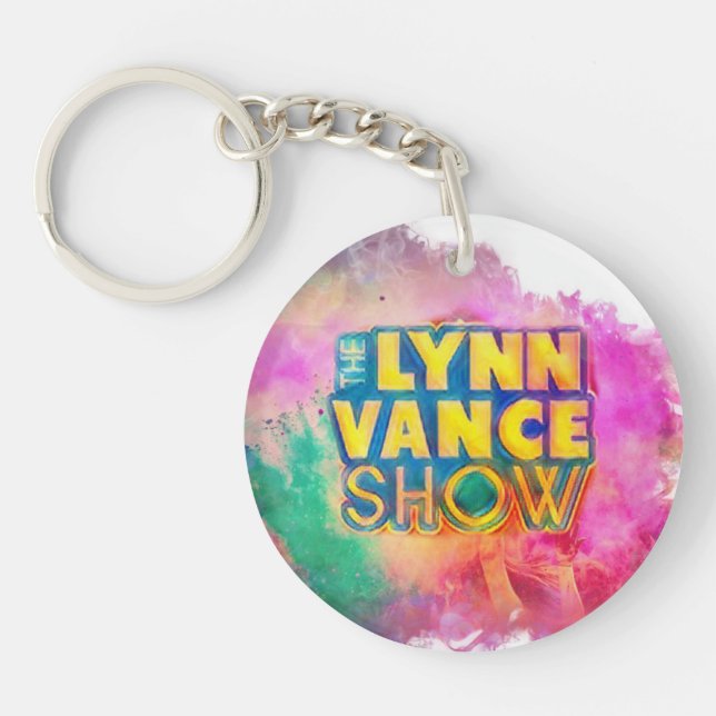 Das Showdoppelte Lynns Vance versah Schlüsselkette Schlüsselanhänger (Vorderseite)