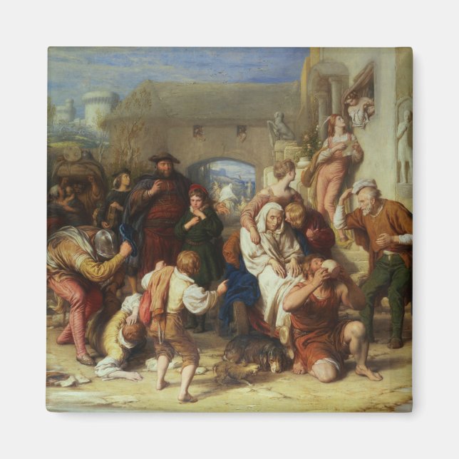Das Siebenzeitalter des Menschen, 1835-8 (Öl) Magnet (Vorne)