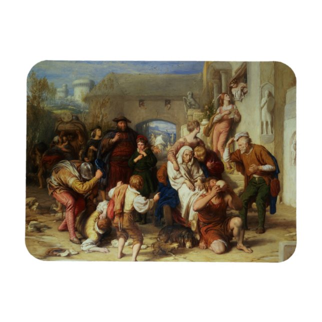Das Siebenzeitalter des Menschen, 1835-8 (Öl) Magnet (Horizontal)