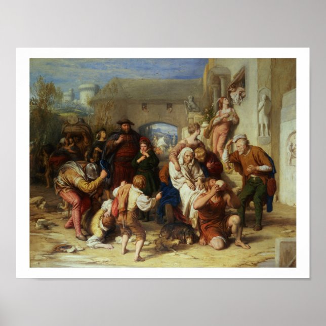 Das Siebenzeitalter des Menschen, 1835-8 (Öl) Poster (Vorne)