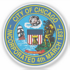 Das Siegel Chicago, Illinois Aufkleber