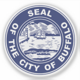 Das Siegel von Buffalo, New York Aufkleber