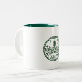 Das Siegel von Vermont Zweifarbige Tasse
