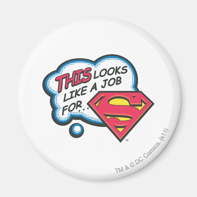 Das sieht aus wie eine Arbeit für Superman Magnet (Vorne)