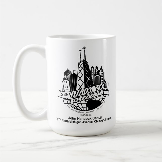 Das Signature Room am 95., Chicago, IL Kaffeetasse (Links)