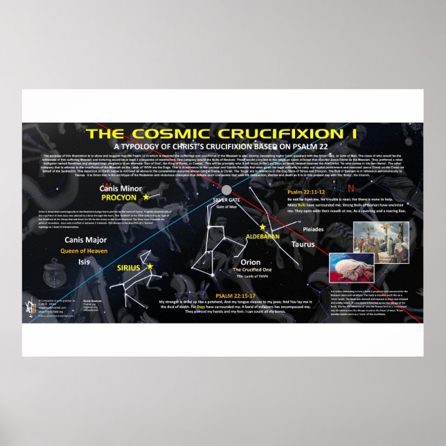 Das Silbertor - kosmische Kreuzigung 1 Poster (Vorne)