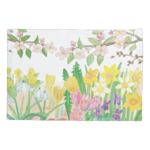 Das sind die Frühlingsblumen, die Freude ausstrahl Kissenbezug