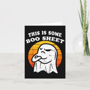 Das sind ein paar Booblätter Ghost Halloween Girls Karte