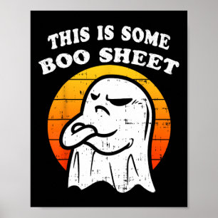 Das sind ein paar Booblätter Ghost Halloween Girls Poster