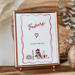 Das sind mehr italienische Red Brautparty Favors Poster