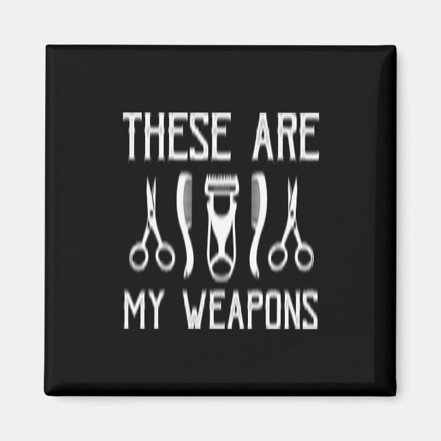 das sind meine Waffen Magnet (Vorne)