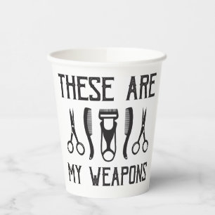 Das sind meine Waffen Pappbecher