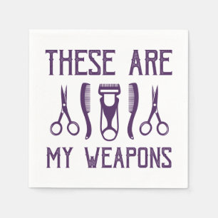 Das sind meine Waffen Serviette