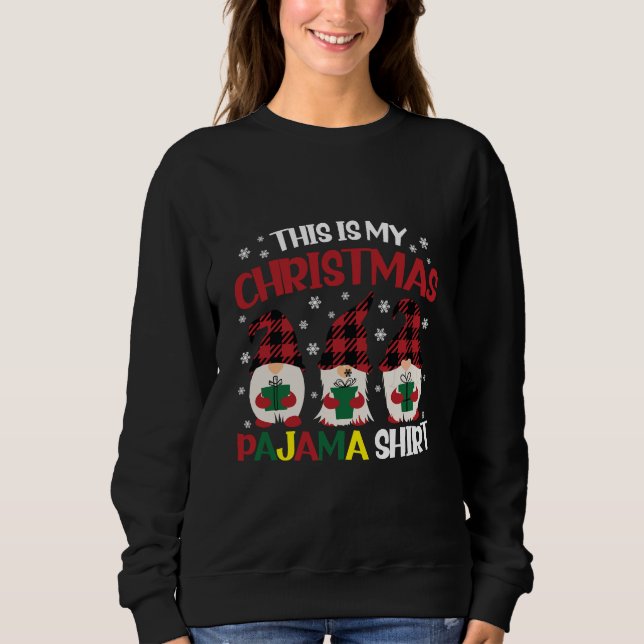Das sind meine Weihnachts-Pajama-Shirt-Familiengno Sweatshirt (Vorderseite)