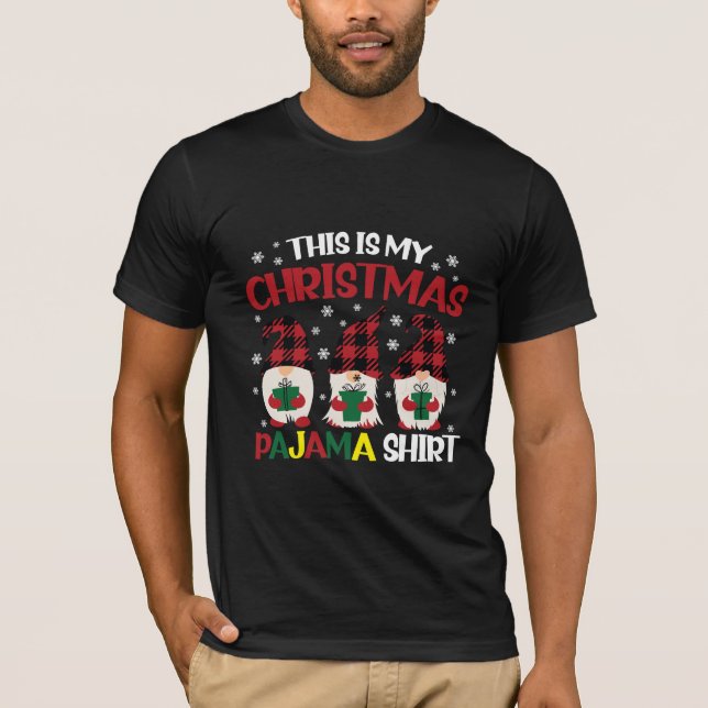Das sind meine Weihnachts-Pajama-Shirt-Familiengno T-Shirt (Vorderseite)