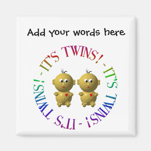 Das sind Zwillinge! Magnet