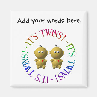 Das sind Zwillinge! Magnet