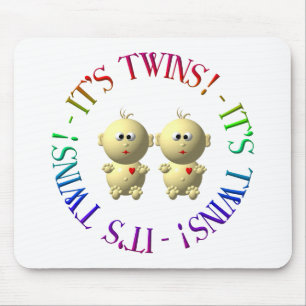 Das sind Zwillinge! Mousepad