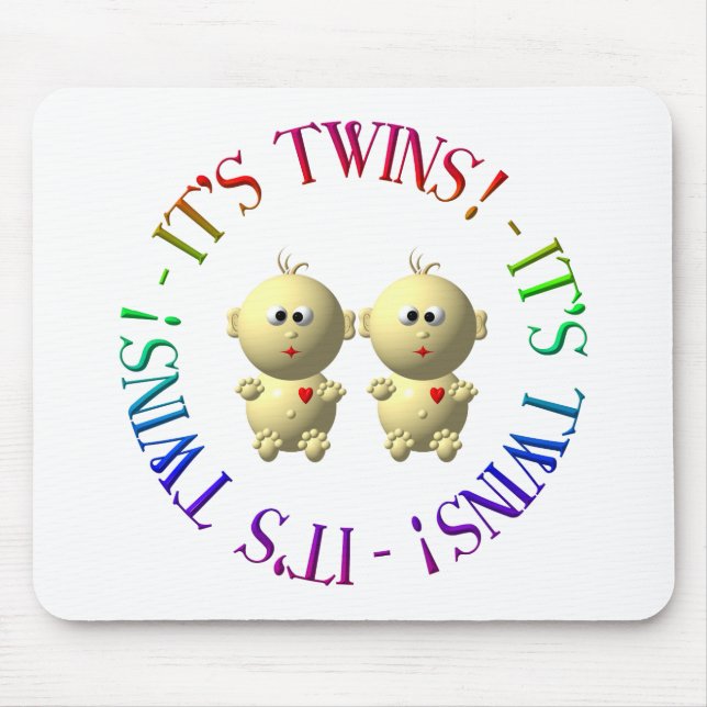 Das sind Zwillinge! Mousepad (Vorne)