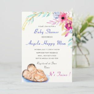 Das sind Zwillingsjungen! Sweet Stork Baby Shower