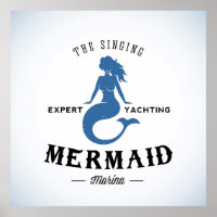 Das singende Mermaid-Poster