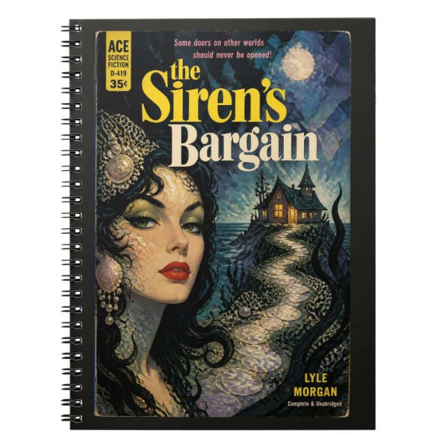 Das Sirens Bargain Fantasy Horror Buch Journal (Vorderseite)