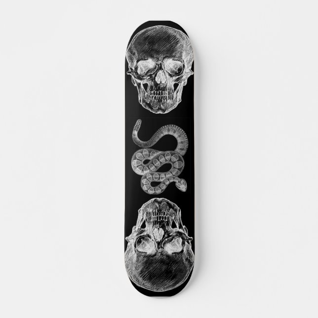 Das Skateboard des Schädels u. Klapperschlangen- (Vorne)