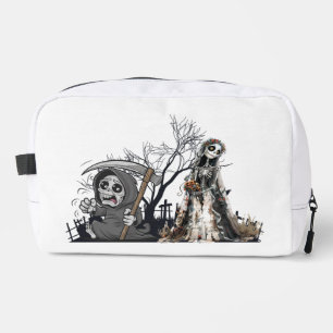 Das Skelett und die Corpse Bride. Waschbeutel