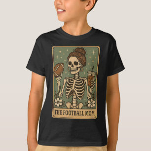 Das Skeletts-Game Day Prou der Football Mama Tarot T-Shirt