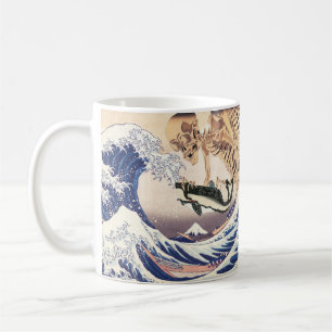 Das Skelettspektakel in der Großen Welle Kaffeetasse
