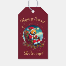 Das Sleigh-Festival von Santa Bear Geschenkanhänger