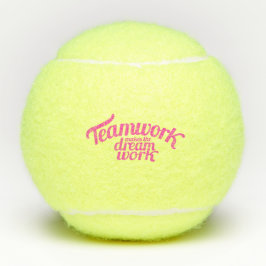 Das Slogan-Team macht den Traum rosa Tennisbälle