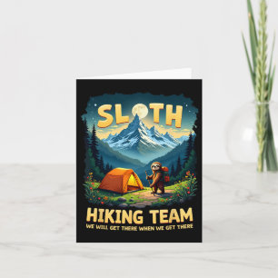 Das Sloth Wander Team wird bei uns ankommen Karte