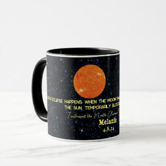 Das Solar Eclipse Saga in Nordamerika ist 4,8,24 J Tasse