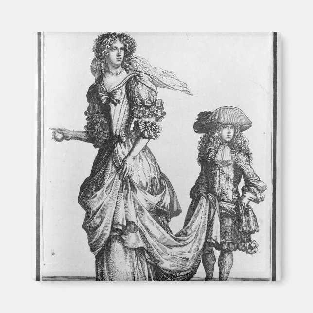 Das Sommerstadtkleid, 1678 Magnet (Vorne)