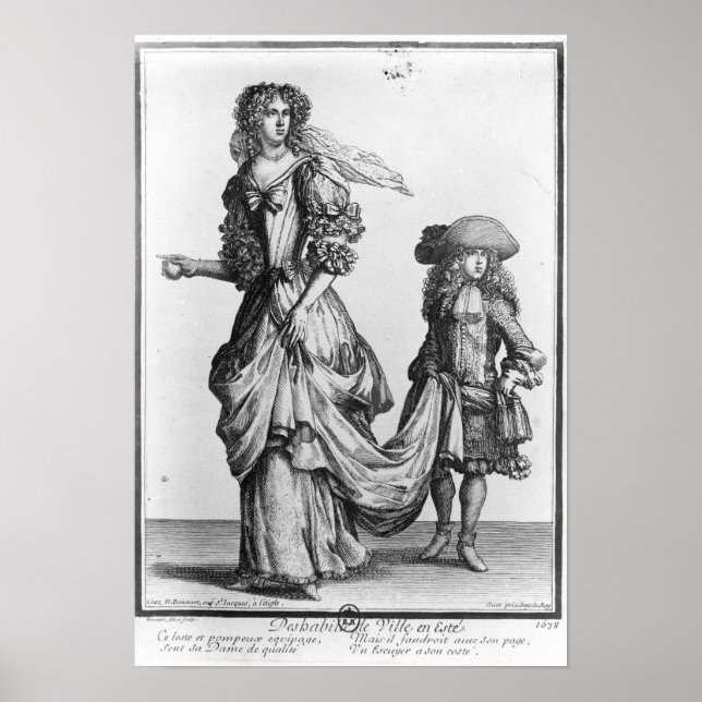 Das Sommerstadtkleid, 1678 Poster (Vorne)