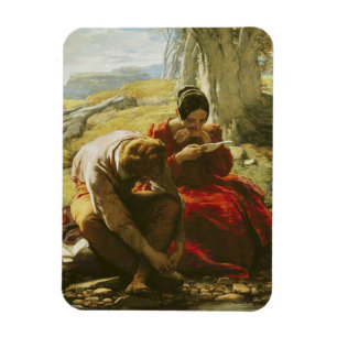 Das Sonett, 1839 (Öl auf Platte) Magnet