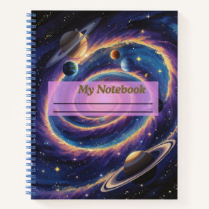 Das Sonnensystem Galaxie Notizbuch