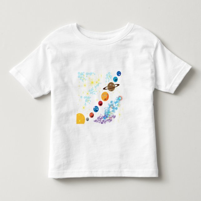Das Sonnensystem Kleinkind T-shirt (Vorderseite)